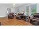 Spacious living room with hardwood floors, ample seating, and natural light at 4335 E Nc 10 Hwy, Claremont, NC 28610