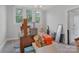 Office space features carpet floors and a large window offering natural light at 4335 E Nc 10 Hwy, Claremont, NC 28610