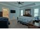 Bright bedroom with trey ceiling, ample natural light, and en suite bathroom at 4660 Gold Finch Dr, Denver, NC 28037
