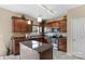 Elegant kitchen featuring stainless steel appliances, a center island, and ample counter space at 6104 Follow The Trl, Indian Trail, NC 28079
