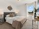 Inviting bedroom with a neutral color palette and natural light from the window at 616 Station St # 45, Clover, SC 29710