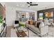 Open-concept living space with modern decor and plenty of room to relax at 616 Station St # 45, Clover, SC 29710