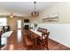 Open dining room adjacent to the kitchen with access to living room and backyard at 7325 Overmountain Dr, Rock Hill, SC 29732