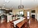 Spacious open layout connecting the living room, kitchen, and dining area at 7325 Overmountain Dr, Rock Hill, SC 29732