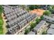 A Primary-planned community of townhomes with landscaping and a future development site at 743 Anderson St, Charlotte, NC 28205