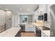 Modern kitchen featuring sleek countertops, stainless steel appliances, and ample cabinet space at 743 Anderson St, Charlotte, NC 28205