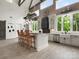 Spacious kitchen featuring a center island, modern pendant lighting, and stainless steel appliances at 925 Hamilton Rd, Chester, SC 29706