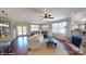 Inviting living room with a fireplace and plenty of natural light at 106 Noah Ln, Troutman, NC 28166