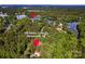 Aerial view of property located near Lake Norman at 122 Sleepy Cove Trl, Mooresville, NC 28117