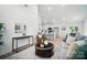 Spacious open-concept living area with sightlines to the kitchen, dining area, and abundant natural light at 195 Linda St, Salisbury, NC 28146