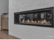 Modern fireplace creates an inviting focal point with its sleek design and warm ambiance at 2026 Thatcher Way, Fort Mill, SC 29715