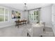 Bright home office with a wooden desk, modern art, large window, and comfortable seating at 2026 Thatcher Way, Fort Mill, SC 29715
