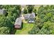 Aerial view of the property featuring a home, garage and expansive backyard at 220 Glenville Dr, Fort Mill, SC 29715