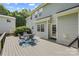 Backyard deck, offering a comfortable outdoor living space with easy access to the home's interior at 220 Glenville Dr, Fort Mill, SC 29715