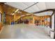 Large unfinished garage provides ample space for parking, storage, or a workshop at 220 Glenville Dr, Fort Mill, SC 29715