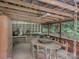 Expansive outdoor room with dining area and rustic charm, perfect for enjoying nature at 269 Johnson Dairy Rd, Mooresville, NC 28115