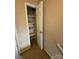 Storage closet with multiple shelves offers room for storing all of your personal belongings at 303 Eastwood Dr, Salisbury, NC 28146