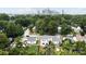 Aerial view of the property in a neighborhood near the Charlotte skyline at 304 Keswick Ave, Charlotte, NC 28206