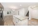 Kitchen island with granite countertop opens to the spacious living area at 312 Adams St, Salisbury, NC 28144