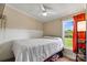 Comfortable bedroom featuring a window with lawn view and ample space at 338 Hickory Grove Rd, Harmony, NC 28634