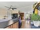 Spacious living room showcasing hardwood floors, neutral paint, and an open floor plan at 338 Hickory Grove Rd, Harmony, NC 28634