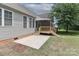 Backyard featuring a small wooden deck and patio at 3709 Creek Ridge Dr, Denver, NC 28037