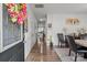 Charming foyer with hardwood floors leads into the home showcasing an elegant decor at 413 Wheat Field Dr, Mount Holly, NC 28120