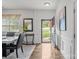 Elegant foyer with hardwood floors offers a glimpse of the outdoors at 413 Wheat Field Dr, Mount Holly, NC 28120