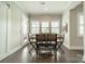 Dining Room has hardwood floors, and large windows that let in plenty of natural light at 515 Lizzie Ln, Fort Mill, SC 29708