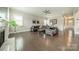Bright living room with hardwood floors, neutral paint, recessed lighting and plenty of space at 515 Lizzie Ln, Fort Mill, SC 29708