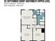 Upper level floor plan featuring primary and secondary bedrooms and bathrooms at 52 September Ct, Concord, NC 28025