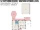 Main level floor plan showing layout of kitchen, dining, living, recreation rooms and shop at 52 September Ct, Concord, NC 28025