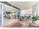 Balcony overlooking living room; features seating and views at 520 E Martin Luther King Jr Blvd # 1002, Charlotte, NC 28202