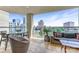 Balcony overlooking city with comfortable seating and greenery at 520 E Martin Luther King Jr Blvd # 1002, Charlotte, NC 28202