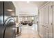 Inviting foyer with marble floors leading to a spacious living area, showcasing elegance and style at 520 E Martin Luther King Jr Blvd # 1002, Charlotte, NC 28202