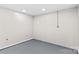 Unfinished area in basement would make a great storage area at 648 Odell School Rd, Concord, NC 28027