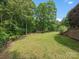 Spacious backyard with mature trees, lush lawn and lots of privacy at 6742 Charlotte Hwy, York, SC 29745