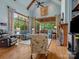 Elegant living room with vaulted ceiling, wooden beams, fireplace, and abundant light at 6742 Charlotte Hwy, York, SC 29745