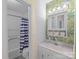 Tastefully renovated bathroom with a tub-shower combo and a vanity sink with a mirror at 9216 Four Mile Creek Rd, Charlotte, NC 28277