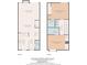 Detailed floor plan showcasing the layout of the home, including living spaces and bedrooms at 9216 Four Mile Creek Rd, Charlotte, NC 28277