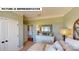 Comfortable bedroom with a dresser, mirror, lamps, and a bed with many pillows at 124 S Shayna Rd, Troutman, NC 28166