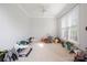 Bright bedroom with neutral walls, carpeted floors, and a window with blinds at 139 Forest Walk Way, Mooresville, NC 28115
