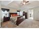Spacious main bedroom with cathedral ceiling, well appointed with ensuite bath at 1564 Trippett Nw St, Concord, NC 28027