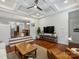 Comfortable living area with hardwood floors and recessed lighting at 2222 Wilmore Dr, Charlotte, NC 28203
