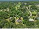 High aerial view showcasing the property near a golf course, pond and several neighboring homes at 263 Fairway Cir, Rock Hill, SC 29730