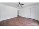 Spacious bedroom with hardwood floors, closet, and connecting door at 263 Fairway Cir, Rock Hill, SC 29730
