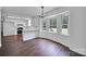 Kitchen dining area with hardwood floors and a bay window at 263 Fairway Cir, Rock Hill, SC 29730