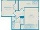 Upstairs floor plan with bedroom, loft, and bath at 2658 Headwind Ct # 245, Belmont, NC 28012