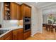 A kitchen with stainless steel ovens and quartz countertops at 3124 17Th Street Ne Ln, Hickory, NC 28601