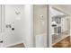 Modern laundry room located near the kitchen at 316 Fulton St, Kings Mountain, NC 28086